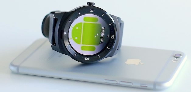 androidwear apple iphone